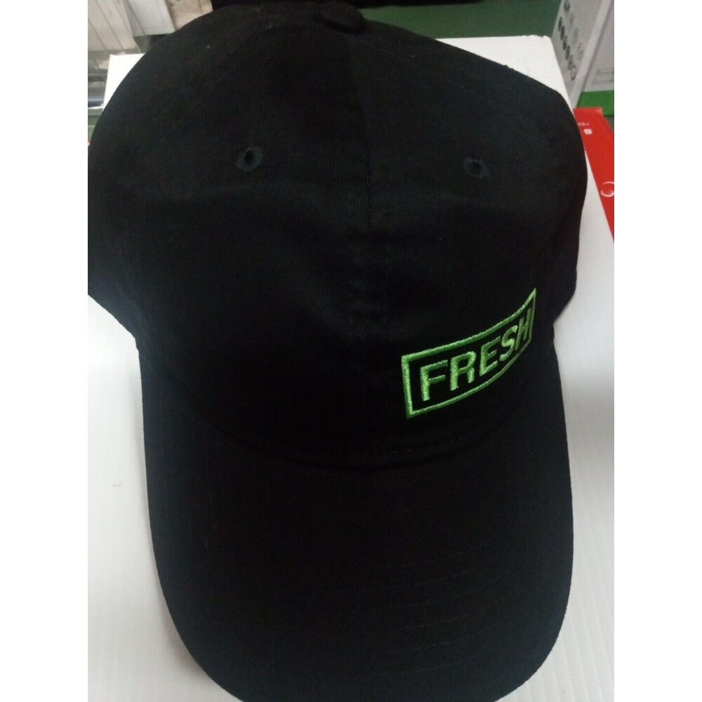 Fresh Subway Strapback Hat Black One Size Embroidered Employee Uniform